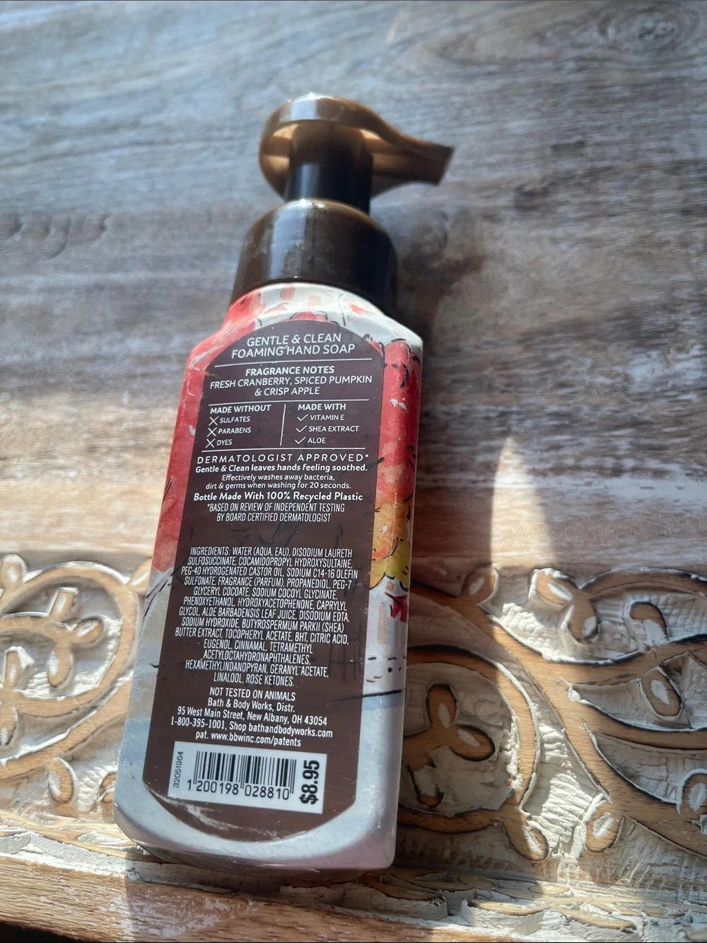 Bath & Body Works The Perfect Autumn Foaming Hand Soap - Pink & Brown Pump